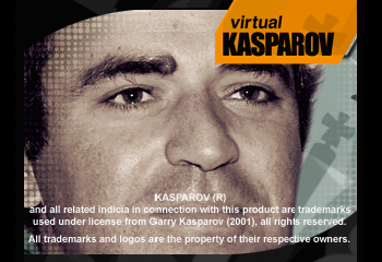 Virtual Kasparov Title Screen